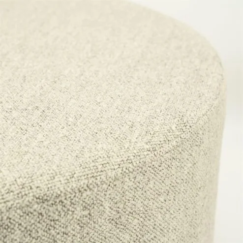 Poef Avah large taupe 80cm