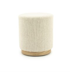 Poef Avah small beige 41cm