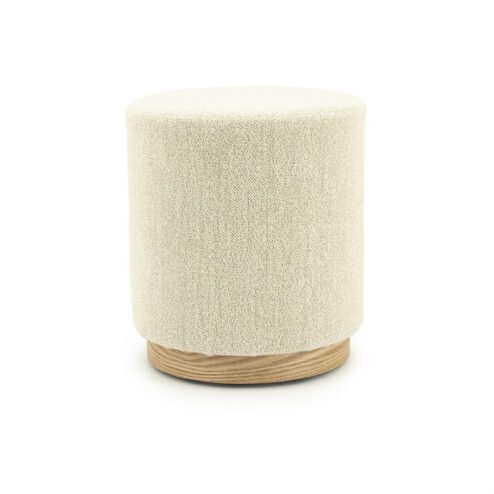 Poef Avah small beige 41cm