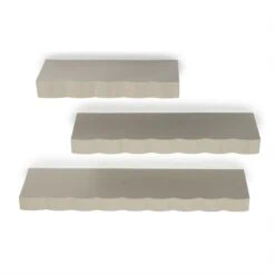 Prinz Wandplanken set van 3 taupe