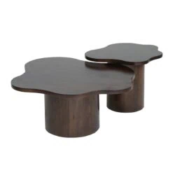 Rosetta Salontafel Organisch Walnoot 98cm