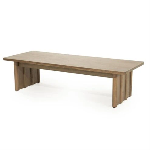 Salontafel Jake bruin eikenhout 120cm