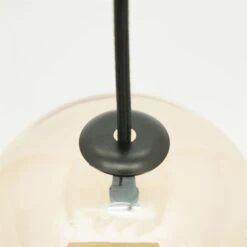 Shona 5-lichts Hanglamp amber