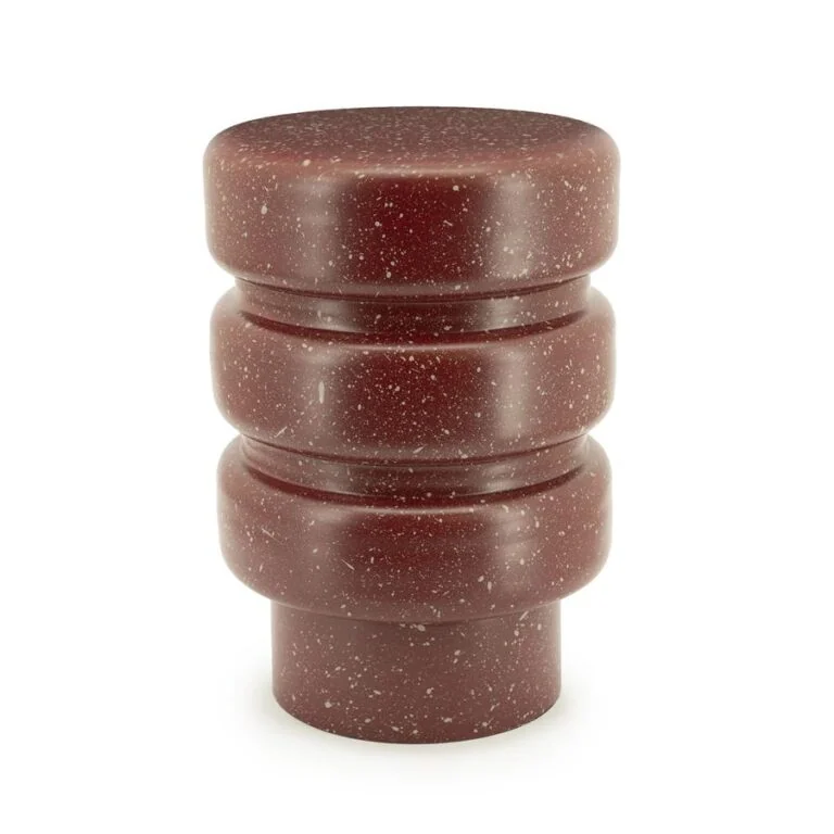 Spatter Bijzettafel rood 30cm