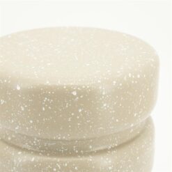 Spatter Bijzettafel taupe 30cm