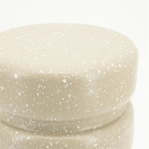 Spatter Bijzettafel taupe 30cm