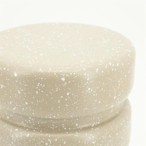 Spatter Bijzettafel taupe 30cm