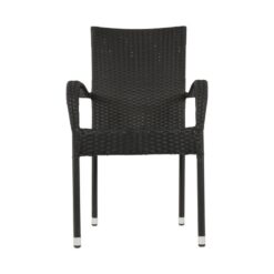 Tuinstoel Corona zwart