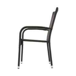 Tuinstoel Corona zwart