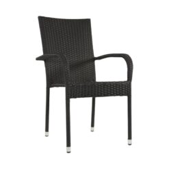 Tuinstoel Corona zwart