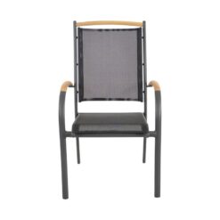 Tuinstoel Monza zwart