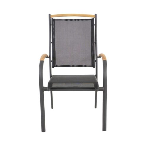 Tuinstoel Monza zwart