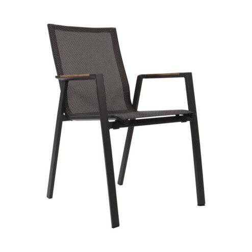 Tuinstoel Tarragona Teak Noir