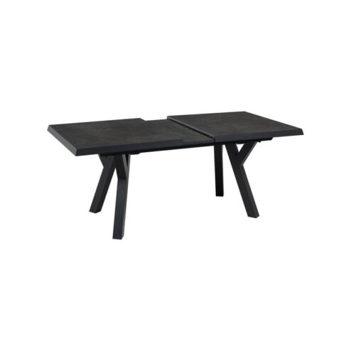 Uittrektafel Murcia Noir Exclusive 163-203cm