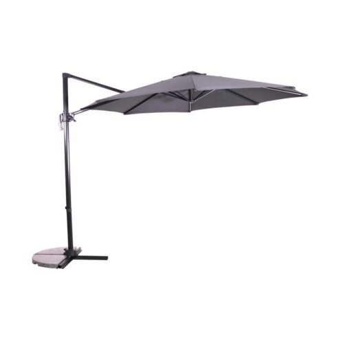 Zweefparasol Libra grijs 300cm
