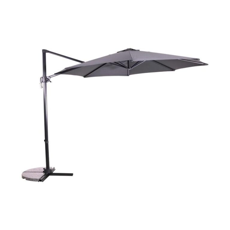 Zweefparasol Libra grijs 300cm