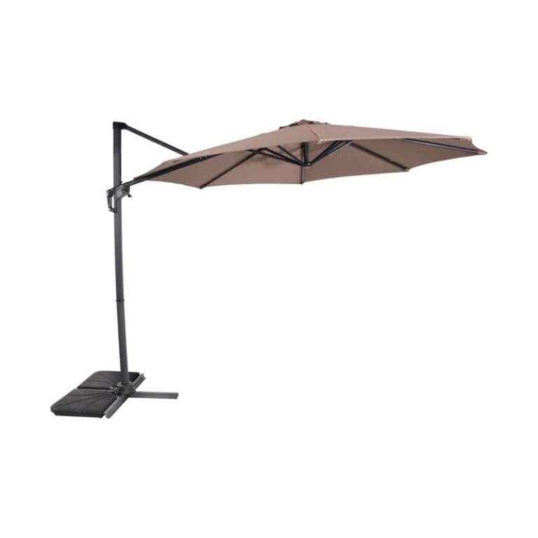 Zweefparasol Libra taupe 300cm