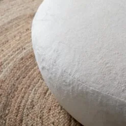 Bank Bean - Gebroken wit stof