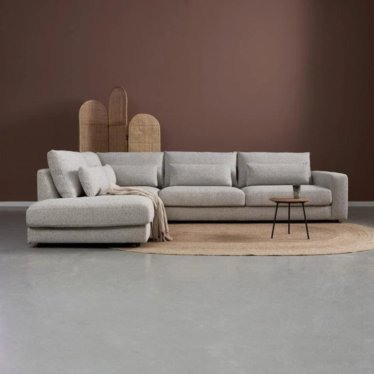 Bank Como met Ottomane links – Grijs stof