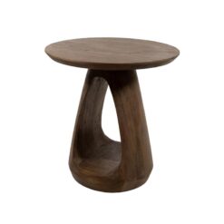 Mike Bijzettafel rond Walnoot 50cm