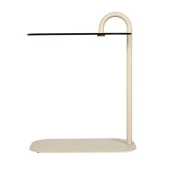 Mylon Bijzettafel Glas zand 48cm