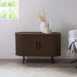 Nita Dressoir Donkerbruin eikenhout 120cm