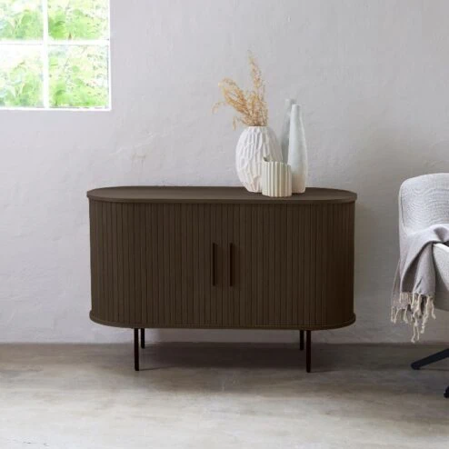 Nita Dressoir Donkerbruin eikenhout 120cm