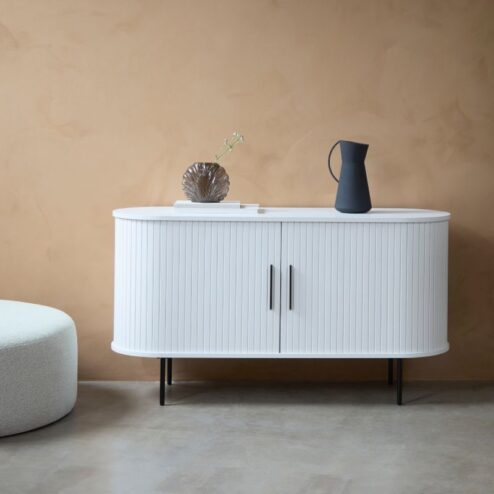 Nita Dressoir Wit eikenhout 120cm