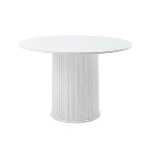 Nita Eettafel Wit eikenhout 120cm