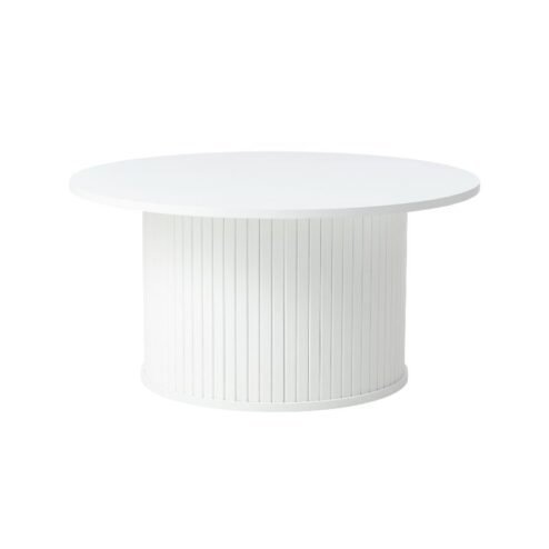 Nita Salontafel Wit eikenhout 90cm