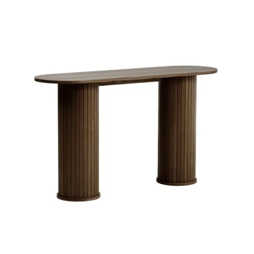 Nita Sidetable Donkerbruin eikenhout 130cm