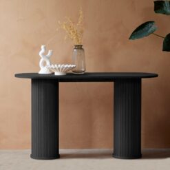 Nita Sidetable Zwart eikenhout 130cm