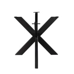 Onyx Matrixpoot ovaal/rechthoek zwart 160cm