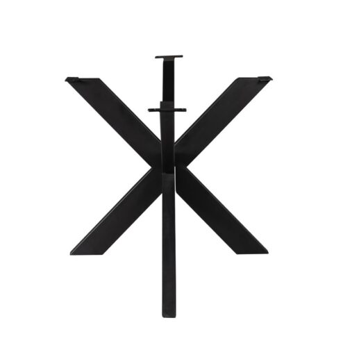 Onyx Matrixpoot ovaal/rechthoek zwart 160cm