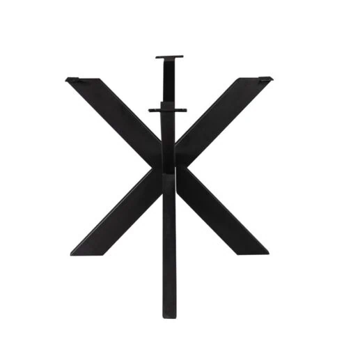 Onyx Matrixpoot ovaal/rechthoek zwart 160cm