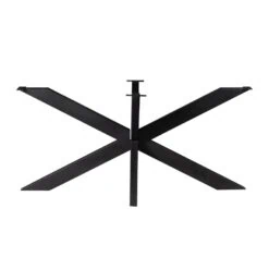 Onyx Matrixpoot ovaal/rechthoek zwart 160cm