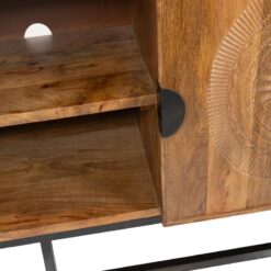 Puck Tv meubel 2 deurs Mangohout 150cm