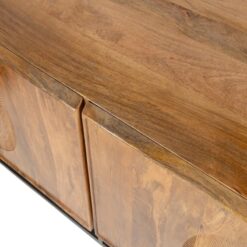 Puck Tv meubel 4 deurs Mangohout 180cm