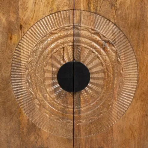 Puck Wandkast laag Mangohout 90cm