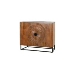 Puck Wandkast laag Mangohout 90cm