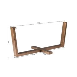 Sienna Kruispoot brons 180cm