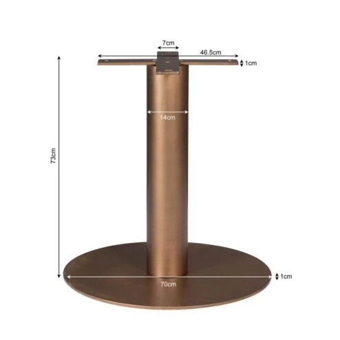Slate Kolompoot brons 70cm