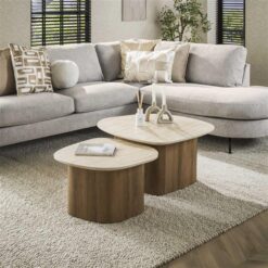 Zeke Salontafel set van 2 Keramiek