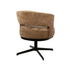 Beau eetkamerfauteuil draaipoot Bruin
