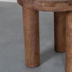 Bijzettafel Elly Naturel Mangohout 42cm (2)
