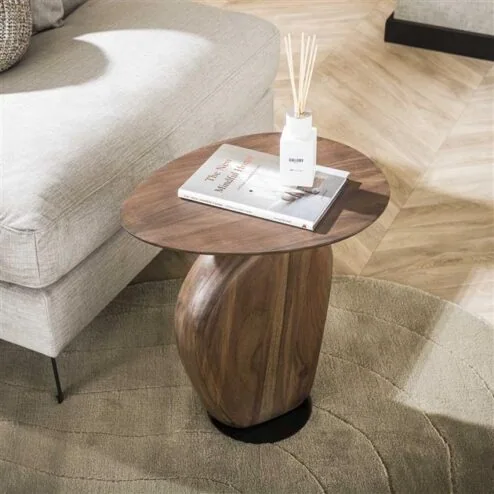 Divo Bijzettafel Acaciahout bruin 48cm