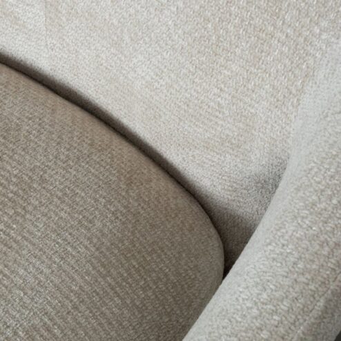 Draaifauteuil Maxwell Naturel Stof