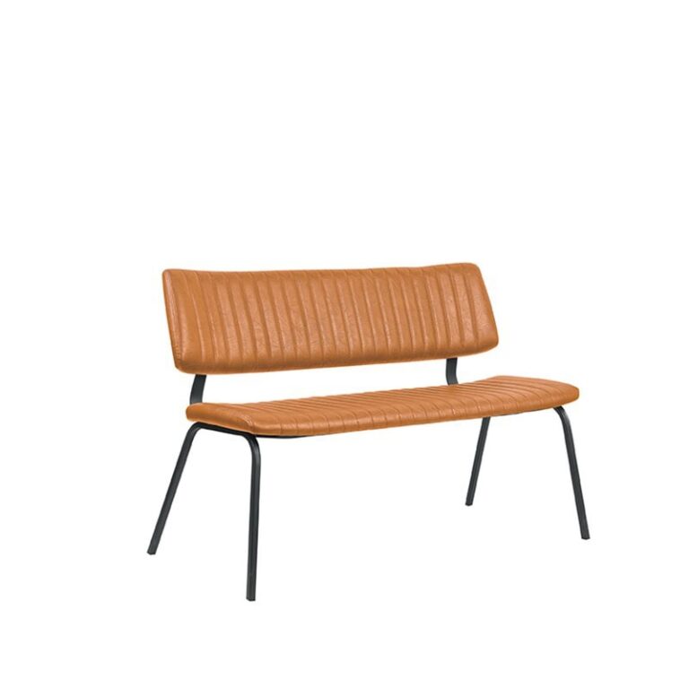 Eetkamerbank Gusto Cognac 120cm