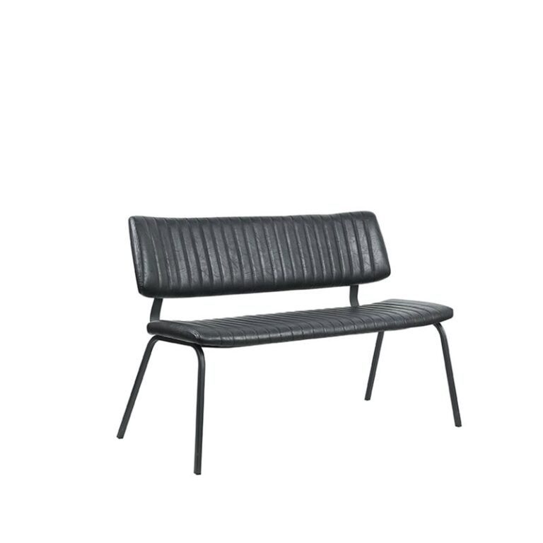 Eetkamerbank Gusto Zwart 120cm