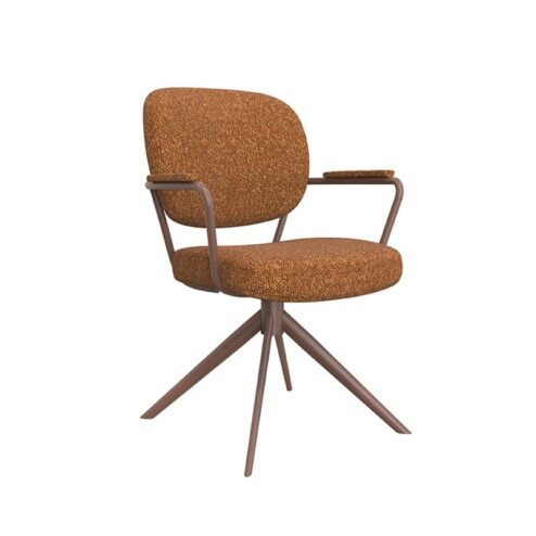 Eetkamerstoel Basel Coral Boucle